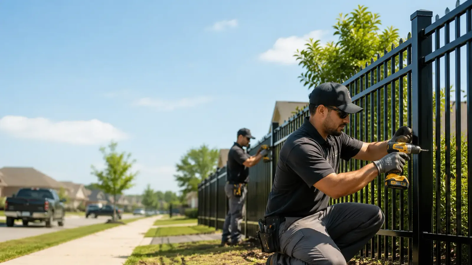 Metal Fence Installation in Crandall, IN